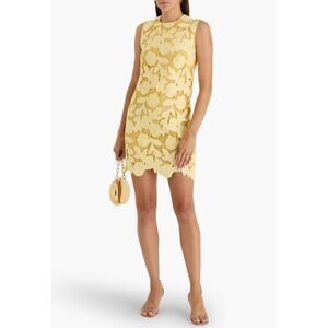 Simkhai Mickie Mini Dress Buttercream Yellow 2 XS NWT Quiet Luxury Wedding Guest